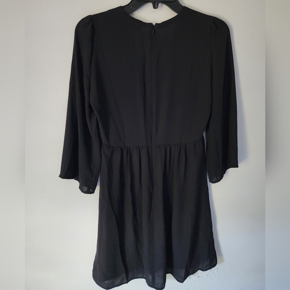 Express Black Long Sleeve Mini Dress – Size 2 - Picture 4 of 4